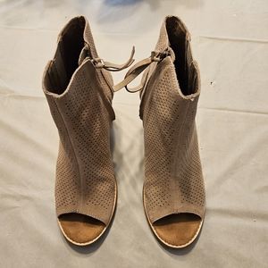 TOMS Ankle Boots - Open toes  size 8
